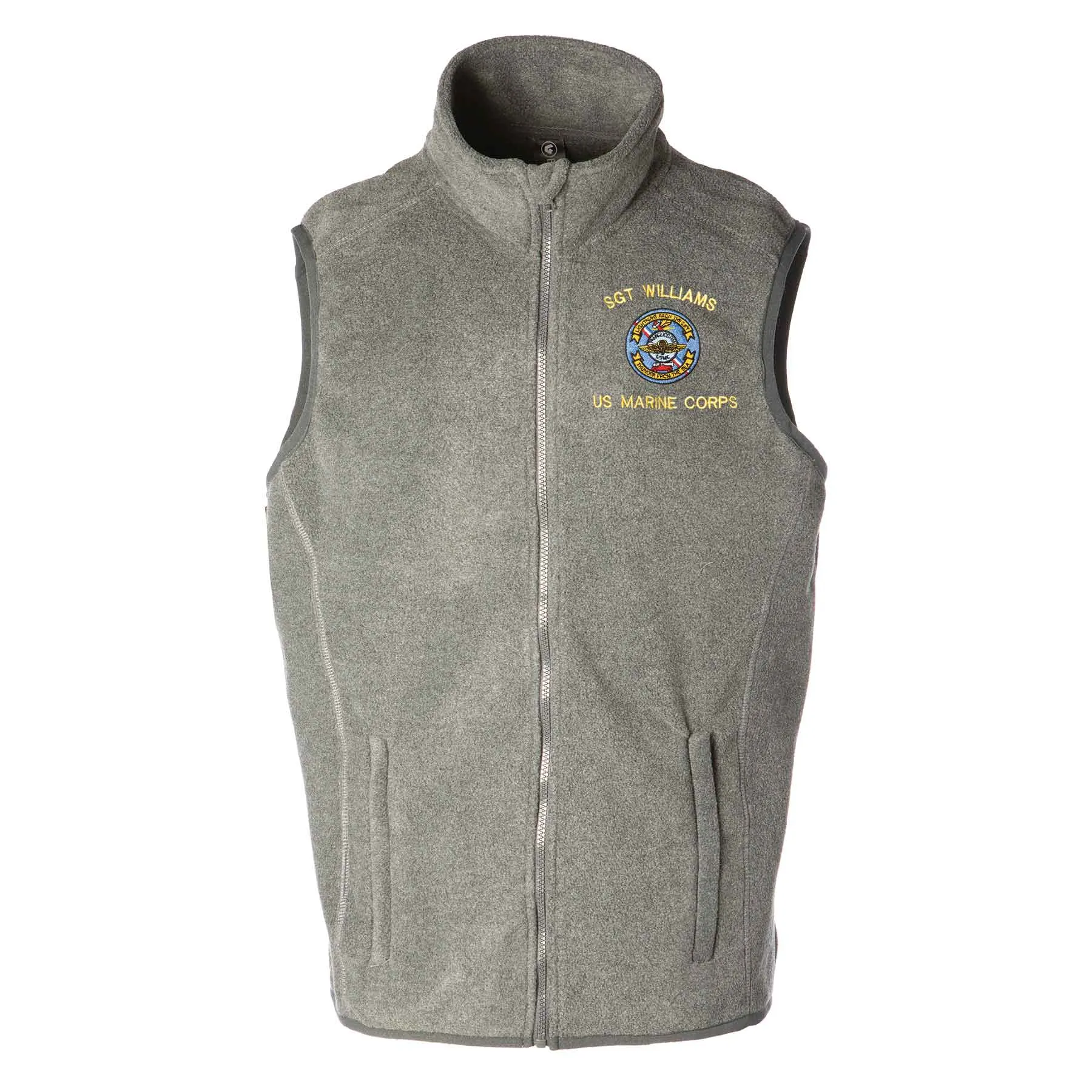 2D Anglico FMF Embroidered Fleece Vest