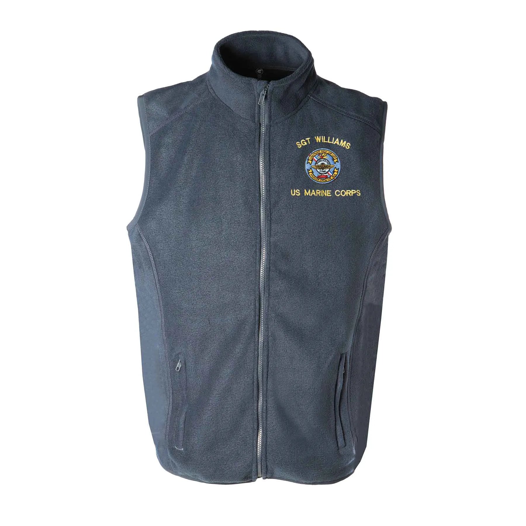 2D Anglico FMF Embroidered Fleece Vest