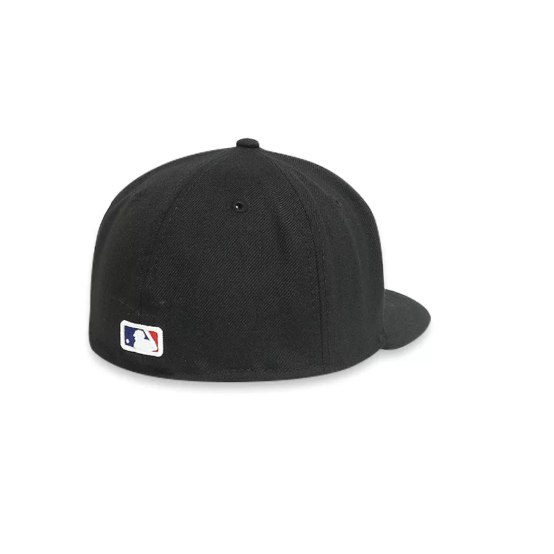 [60185216] New York Mets Men's Black Fitted Hat