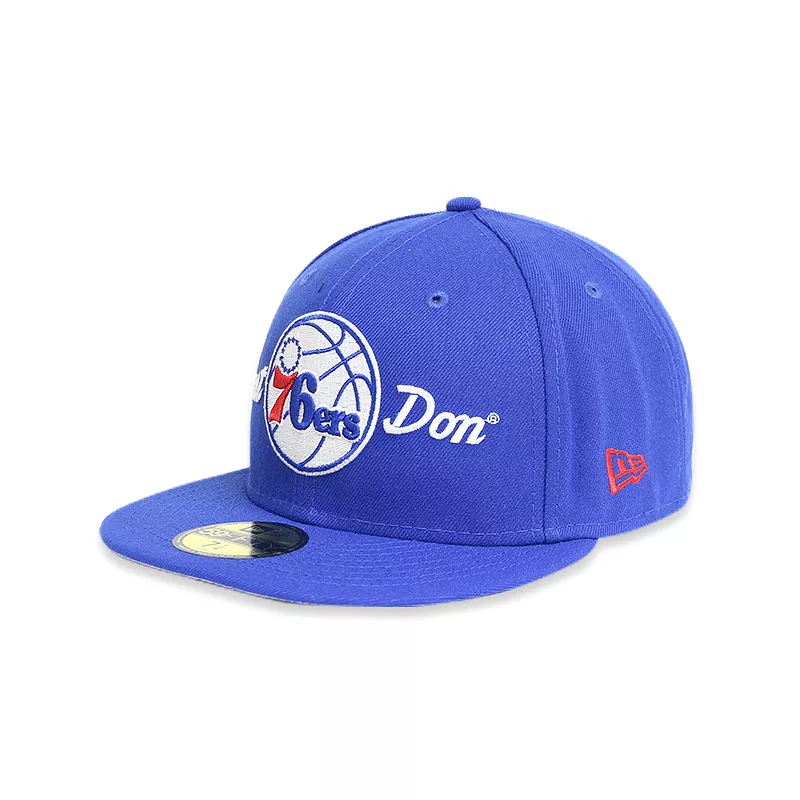 [60229019] x Just Don Philadelphia 76ers Blue 59FIFTY Men's Fitted Hat