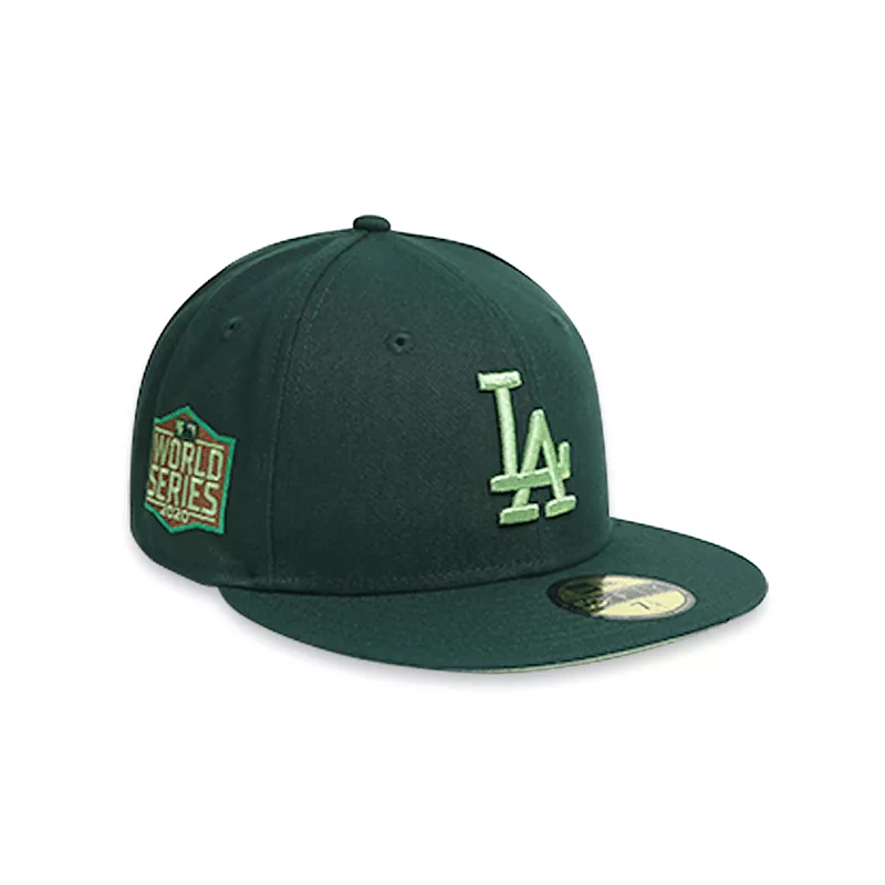 [60243835] Los Angeles Dodgers 20 WS Green STATE FRUIT 59FIFTY Men's Fitted Hat