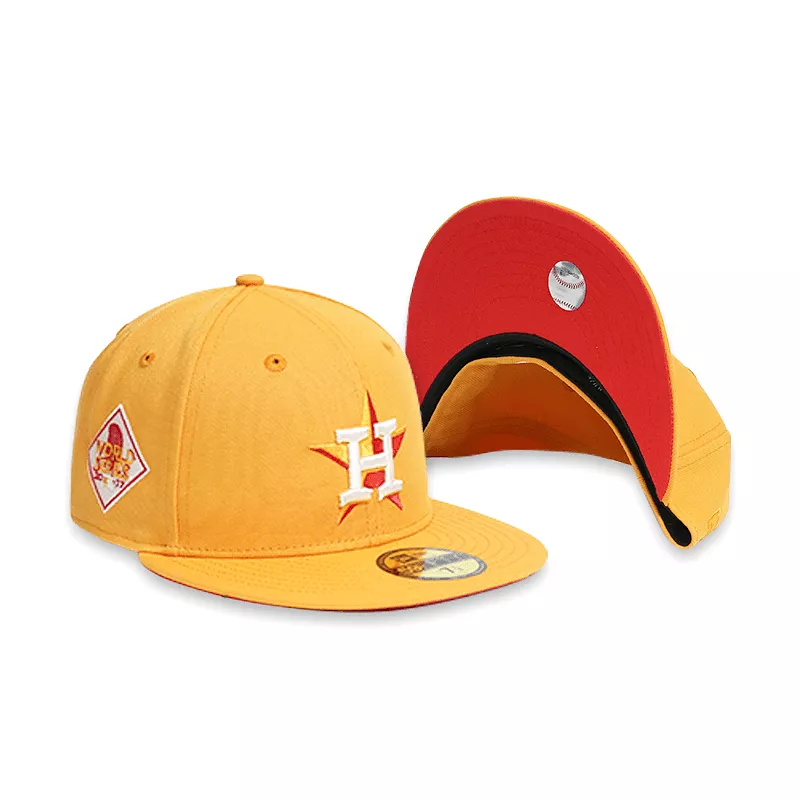 [60243836] Houston Astros 17 WS STATE FRUIT  Yellow 59FIFTY Men's Fitted Hat