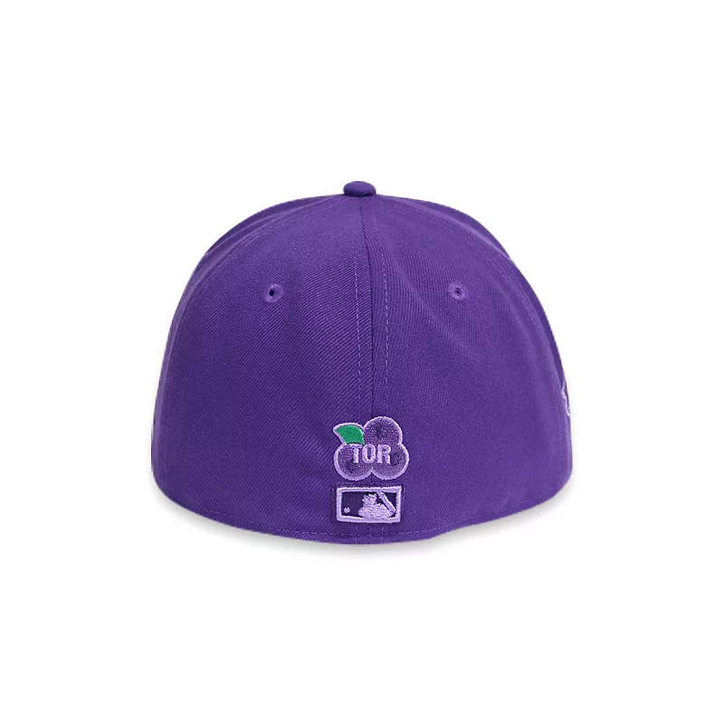 [60243837] Toronto Blue Jays 92 WS STATE FRUIT Purple 59FIFTY Men's Fitted Hat