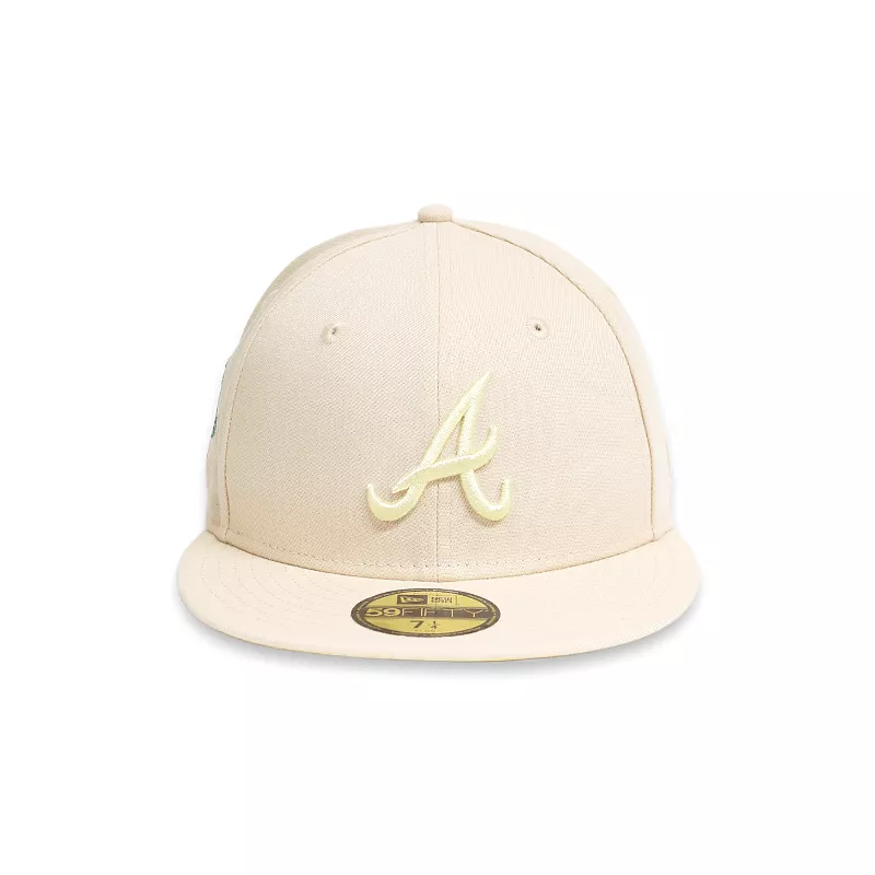 [60243838] Atlanta Braves 95 WS STATE FRUIT Peach 59FIFTY Men's Fitted Hat