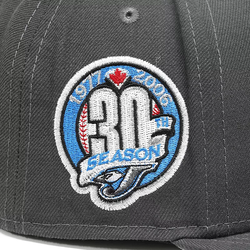 [70553058] Toronto Blue Jays 30th season Patch Men's Fitted Hat