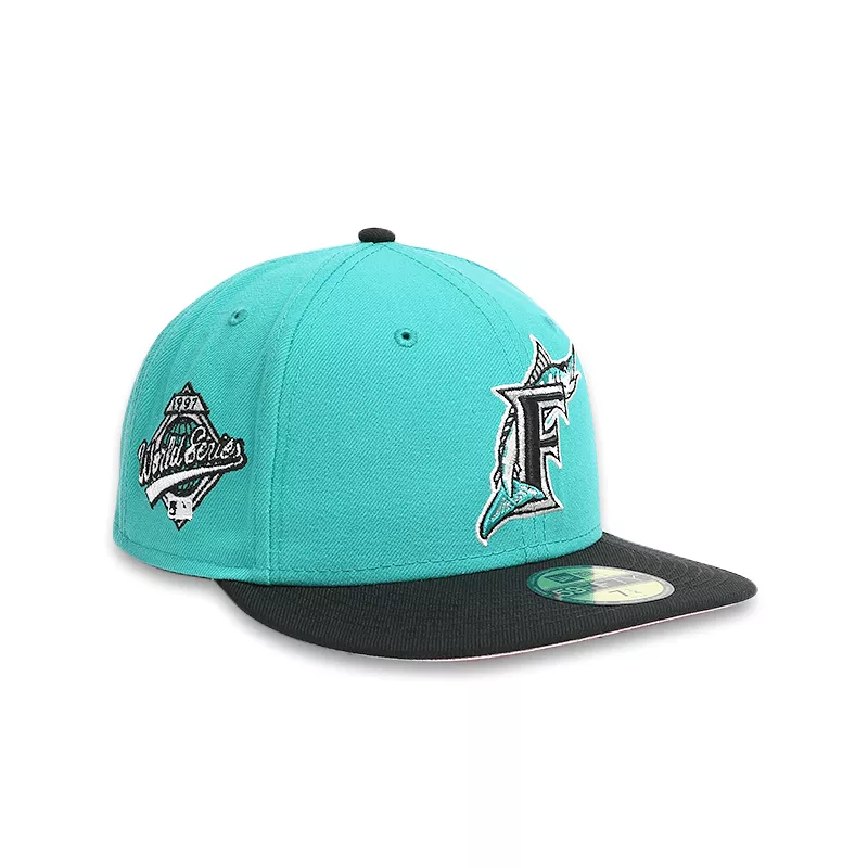 [70586968] Florida Marlins 97 World Series Men's Fitted Hats