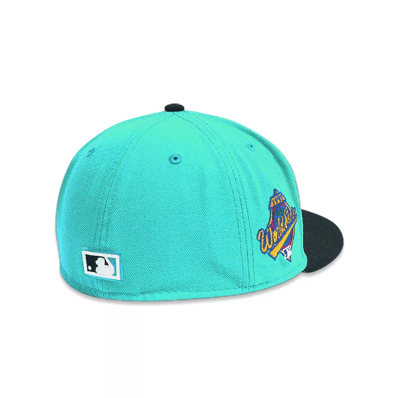 [70586969] Florida Marlins 97' World Series Patched Men's Fitted Hat