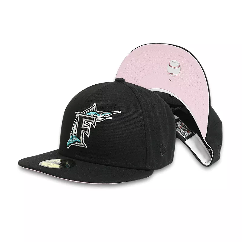 [70625162] Florida Marlins 91' World Series Black Men's Fitted