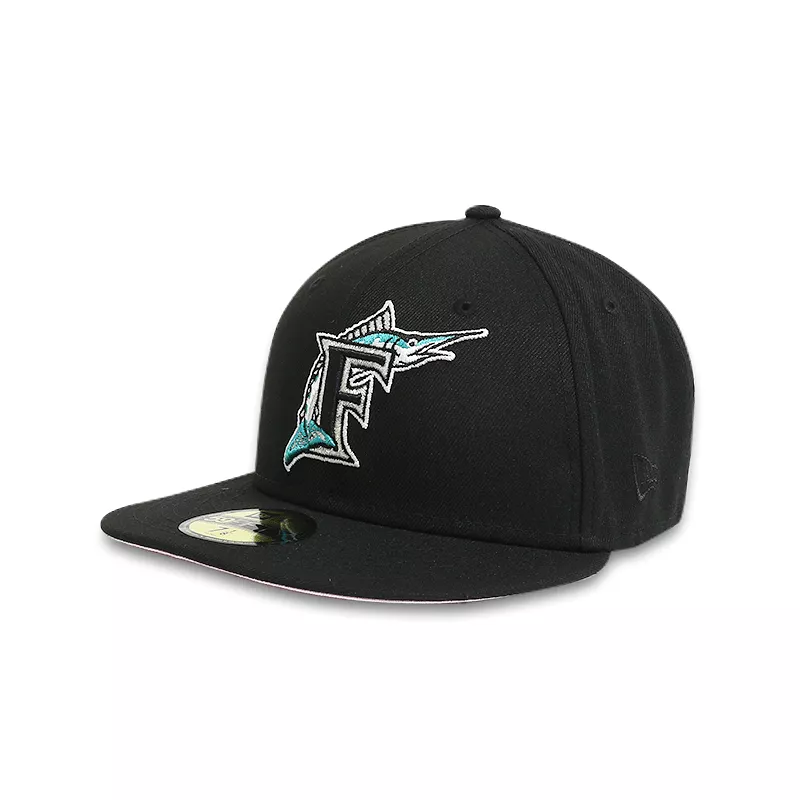 [70625162] Florida Marlins 91' World Series Black Men's Fitted