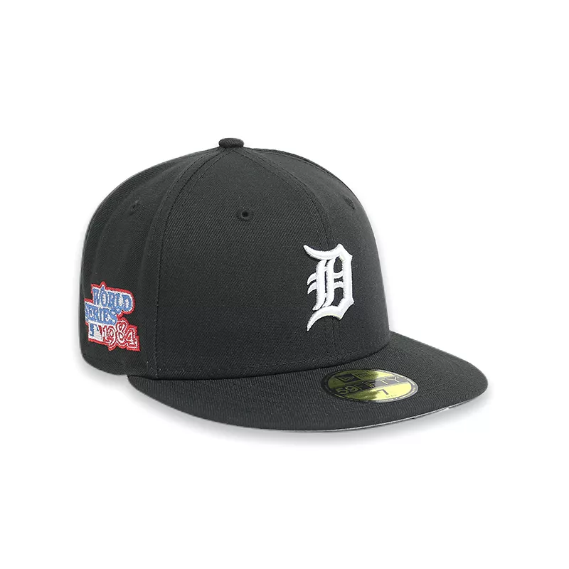 [70655684] Detroit Tigers 84 WS Black 59FIFTY Men's Fitted Hat