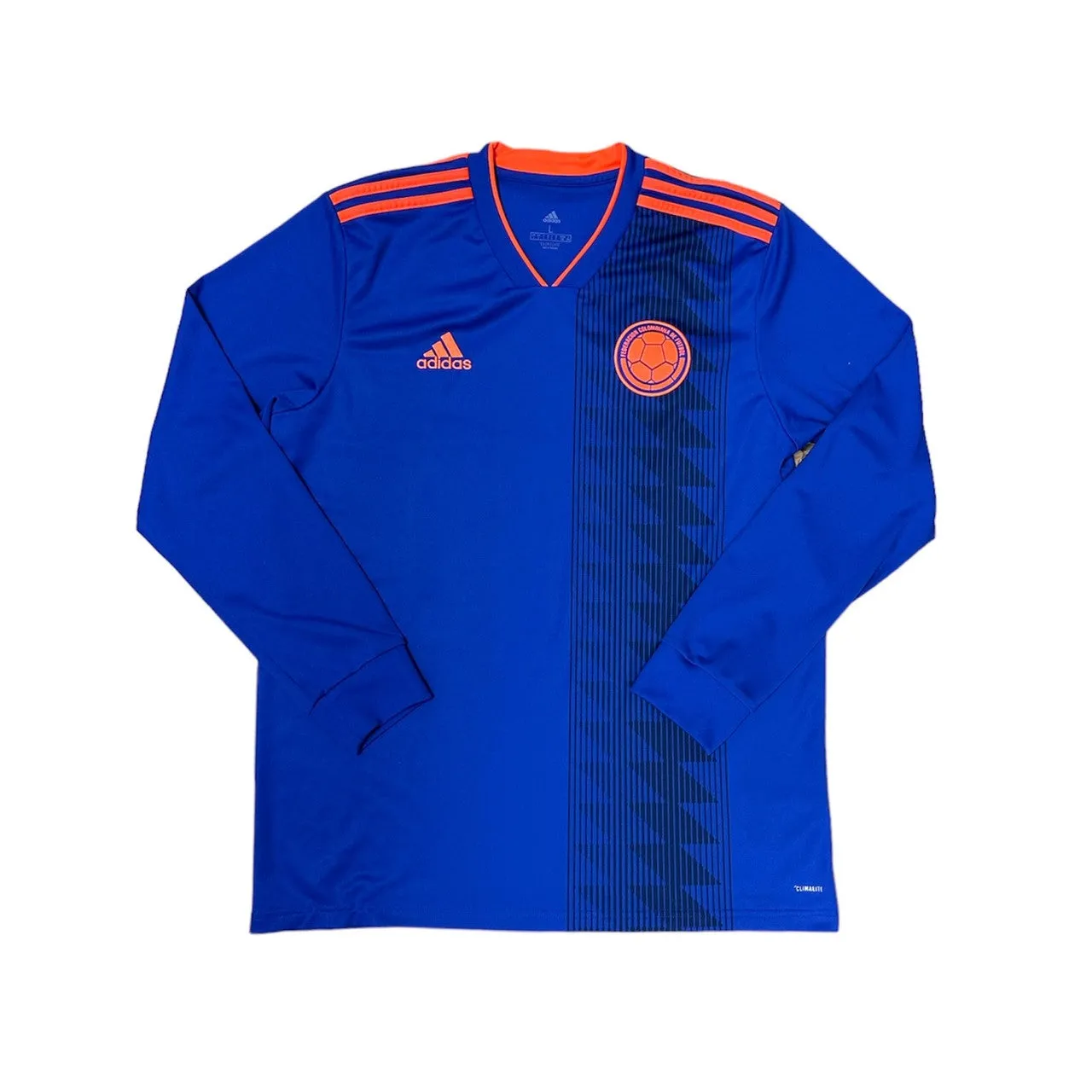 Adidas Colombia 2018 International Away Long Sleeve Jersey