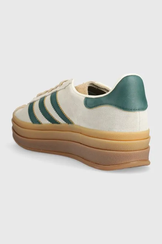 adidas Gazelle Bold Magic Beige Collegiate Green ID7056