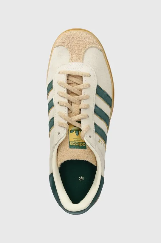 adidas Gazelle Bold Magic Beige Collegiate Green ID7056