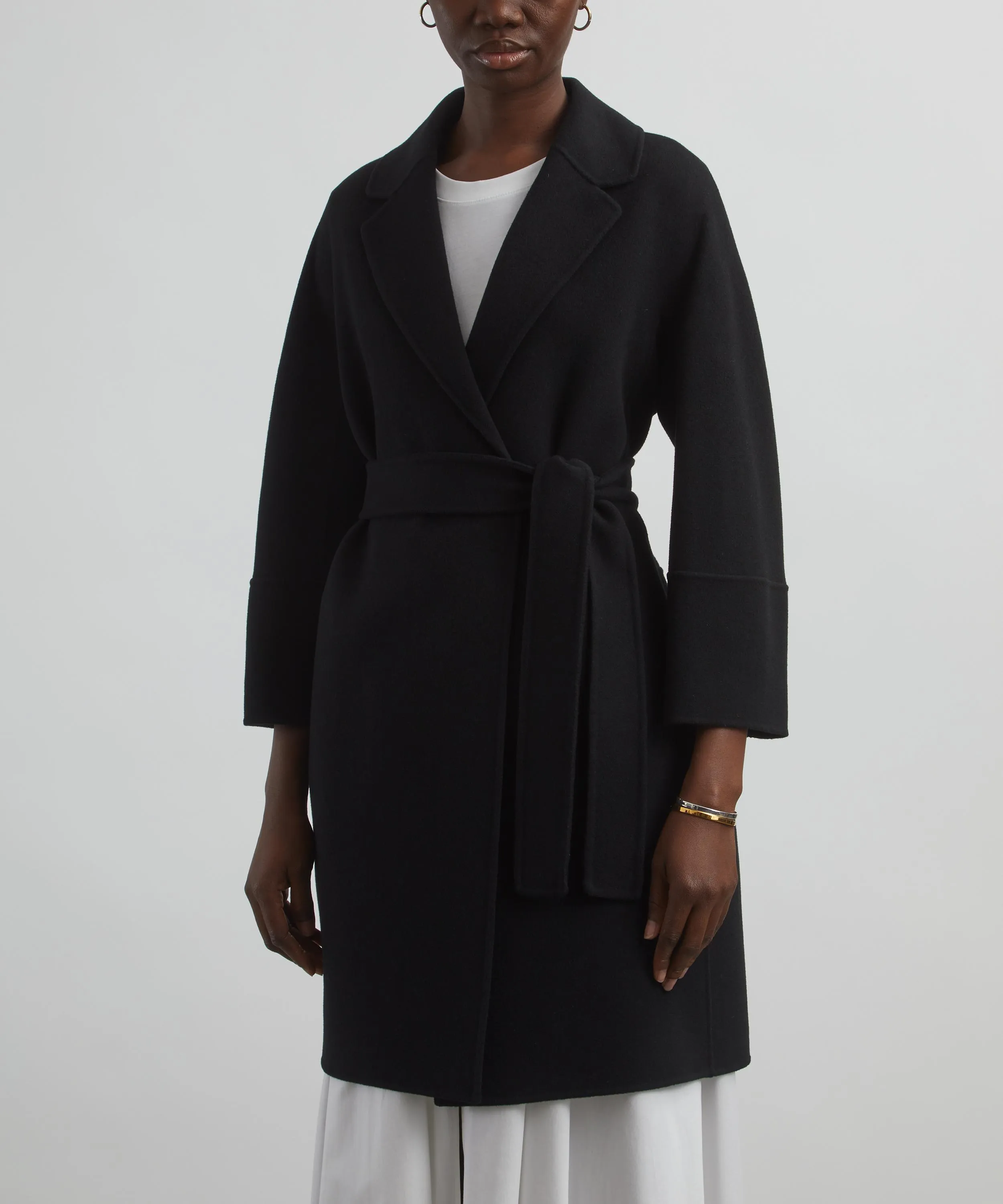 Arona Double-Faced Short Wool Coat