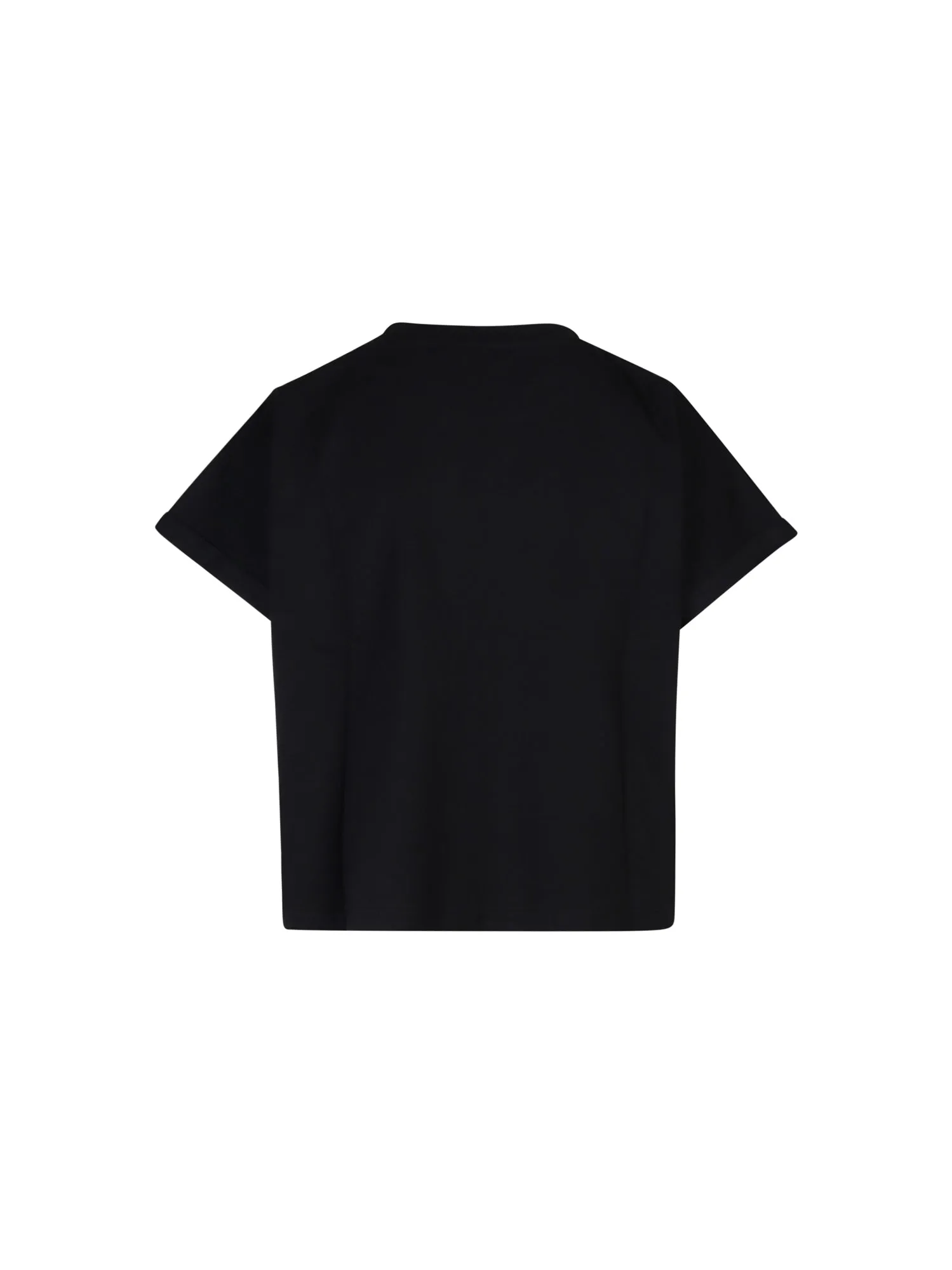 Balmain Logo Printed Cropped T-Shirt