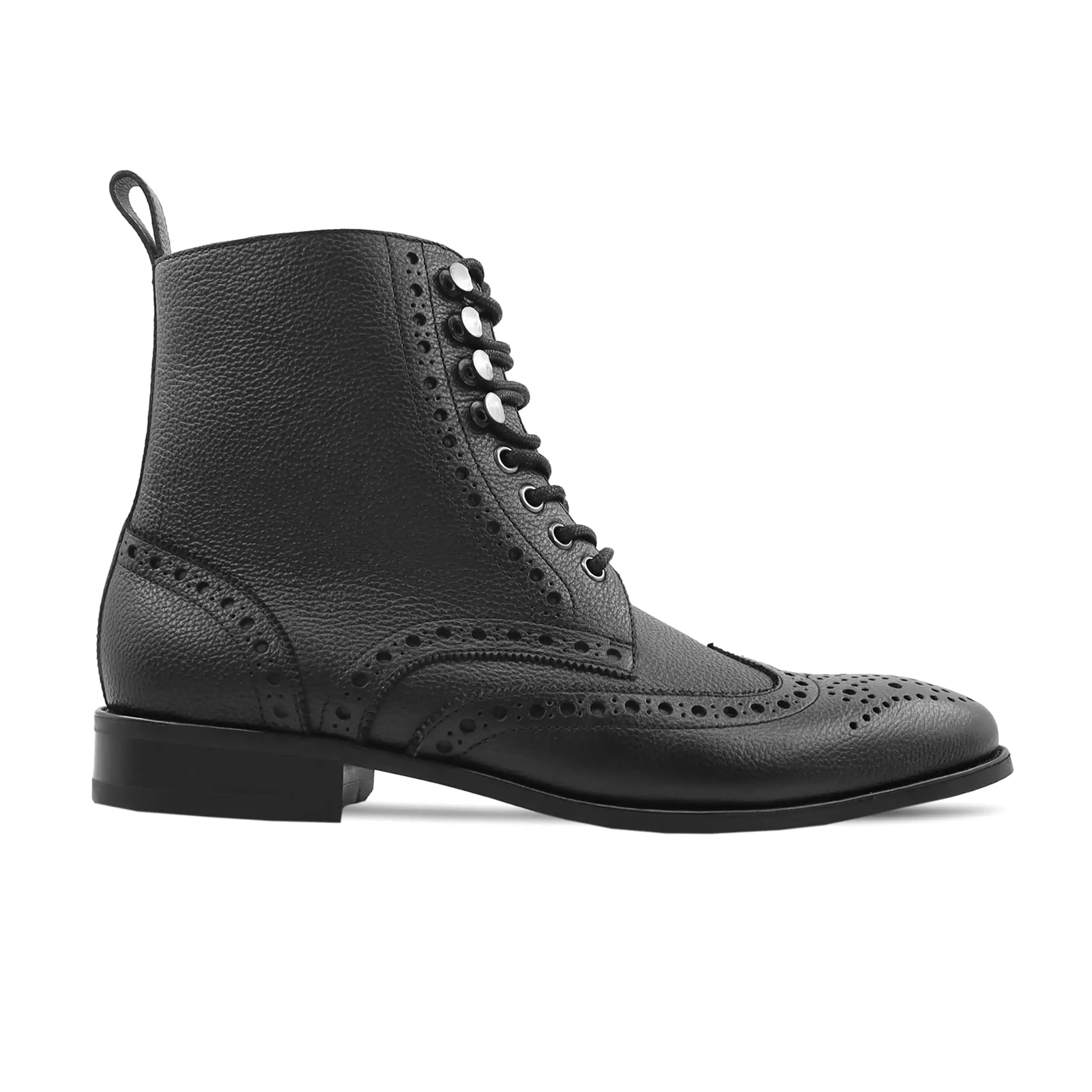 Baluran - Men's Black Pebble Grain Boot