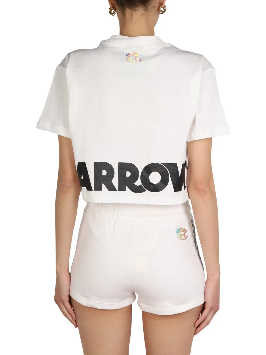 Barrow Printed Cropped T-Shirt