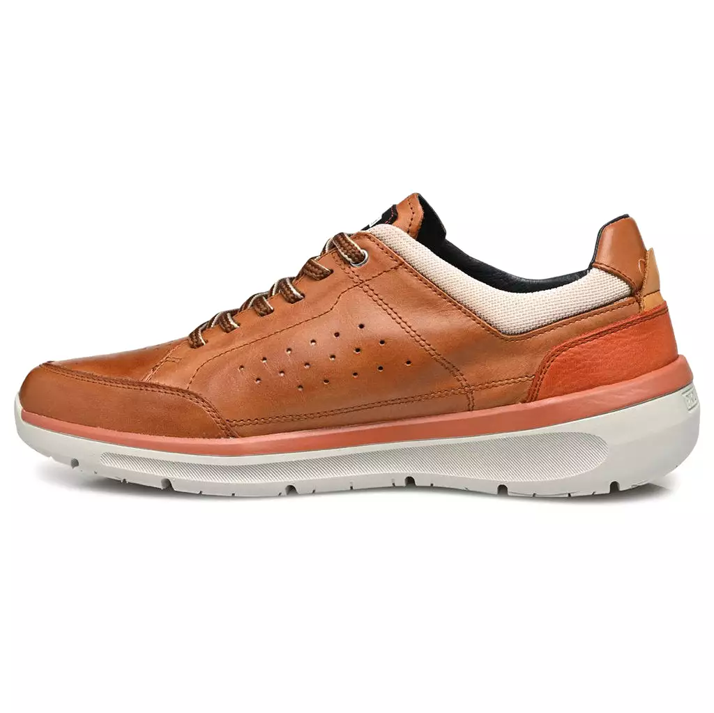 Biar M6V Leather Textile Men's Low Top Trainers