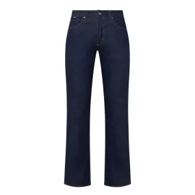 BOSS Height Classic Cropped Mid-Rise Straight Leg Jeans - Blue