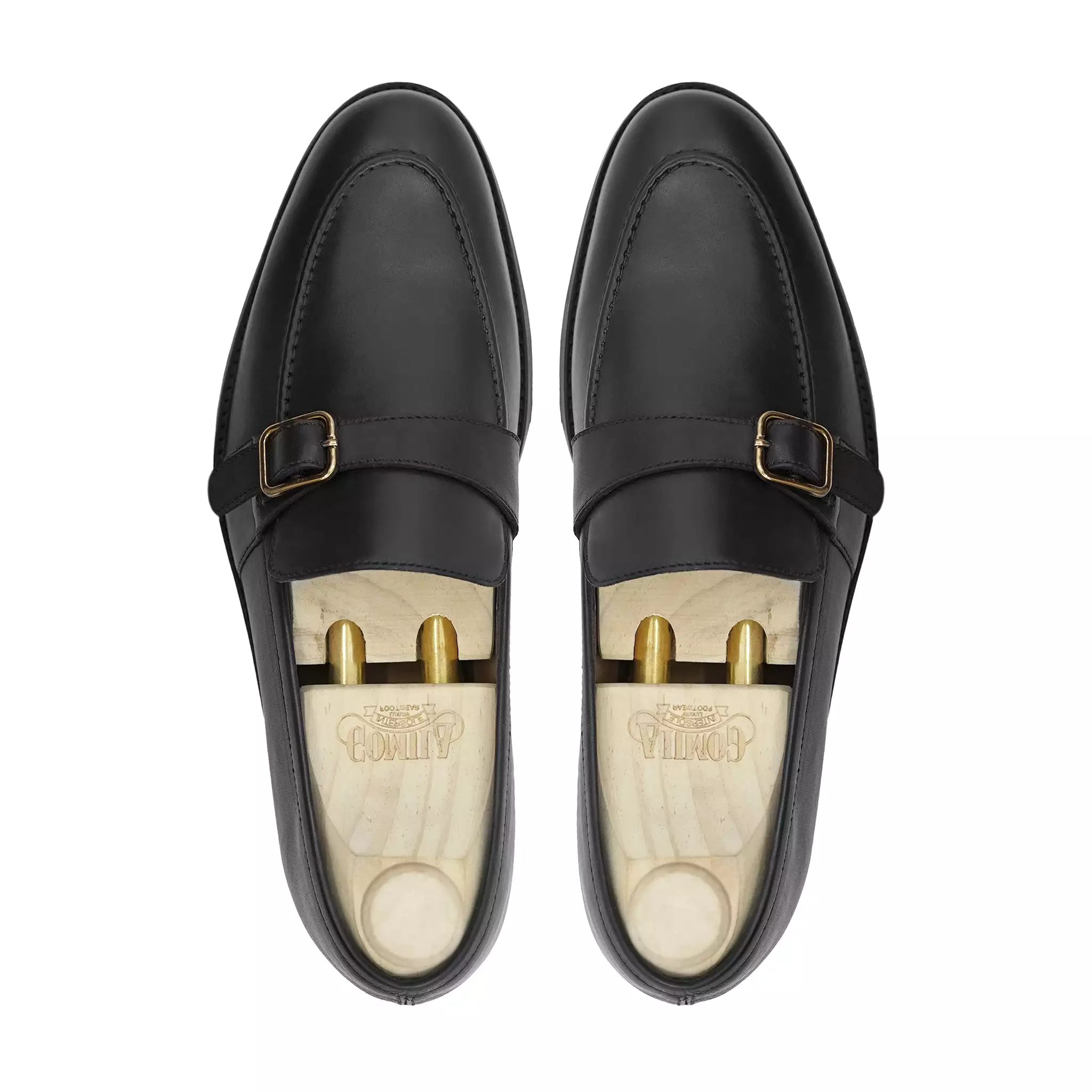 Brixton -  Men's Black Calf Leather Loafer