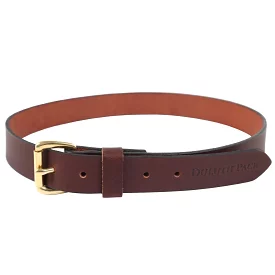 Brown Smooth Leather Belt Made in USA DP-201-BRN- DP-202-BRN-