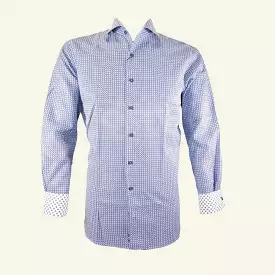 CMW710R - Cuadra blue casual fashion cotton shirt for men