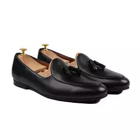 Copenhagen - Men's Black Calf Leather Loafer