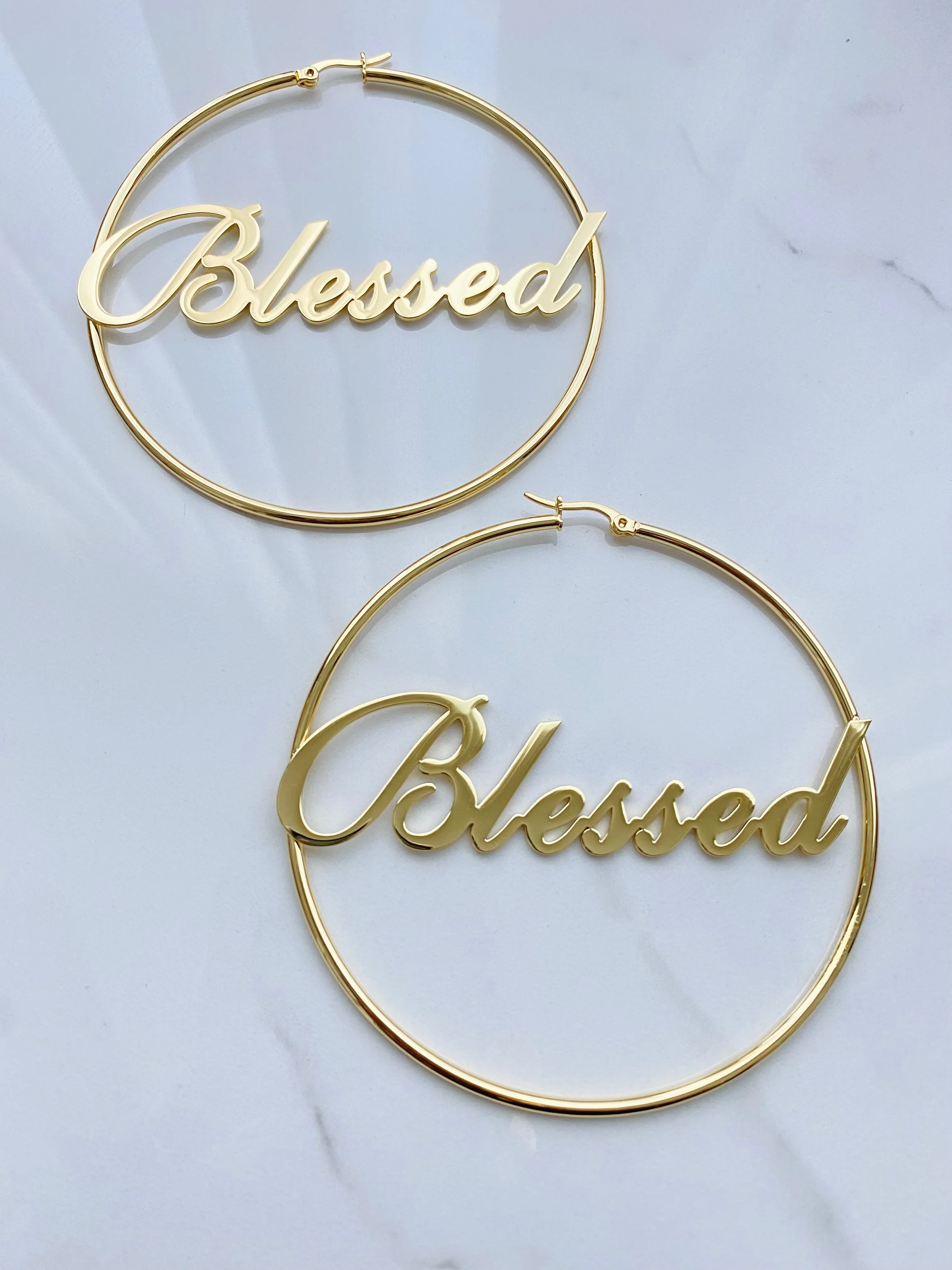 Custom Classic Hoop Earrings