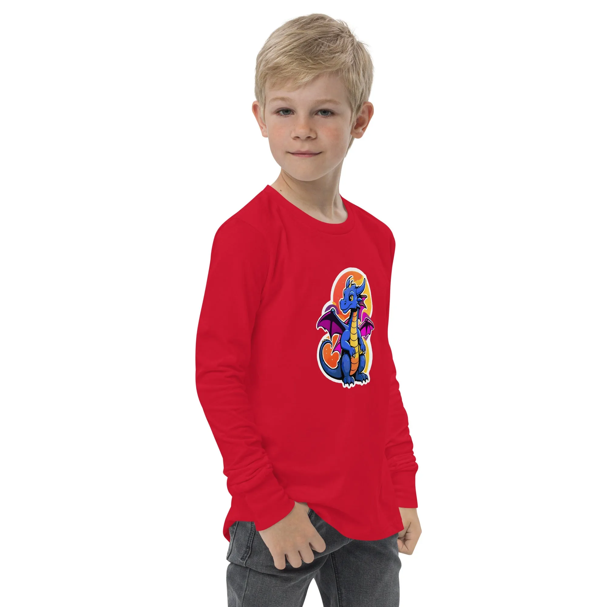 Cute Dragon Youth Long Sleeve Tee