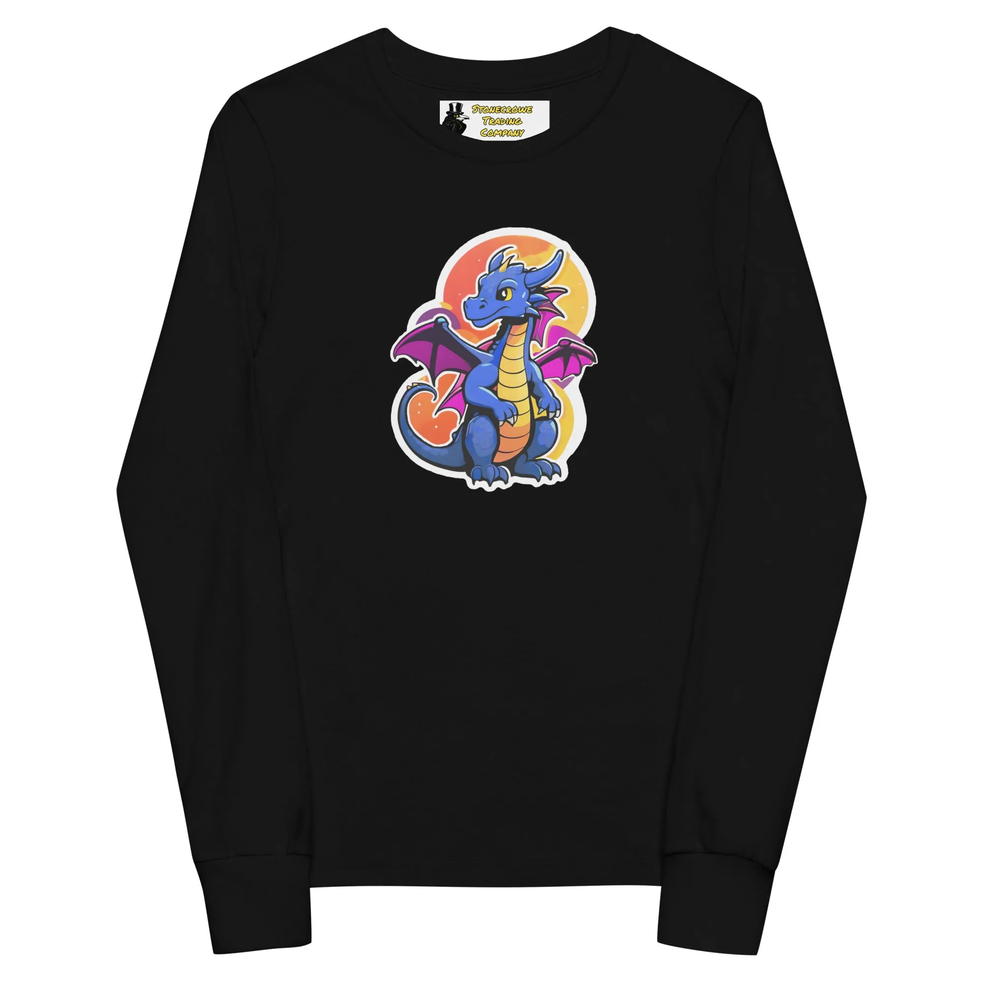 Cute Dragon Youth Long Sleeve Tee