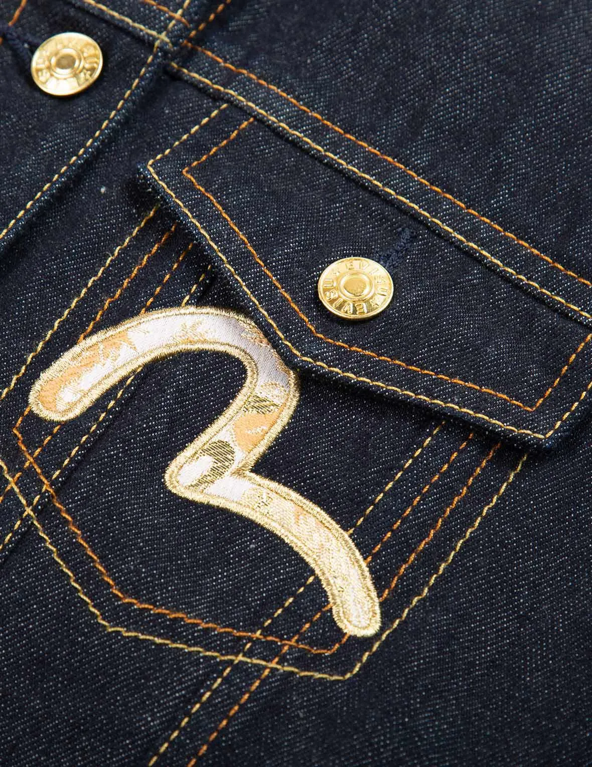 Dragon Brocade Appliqué Denim Jacket