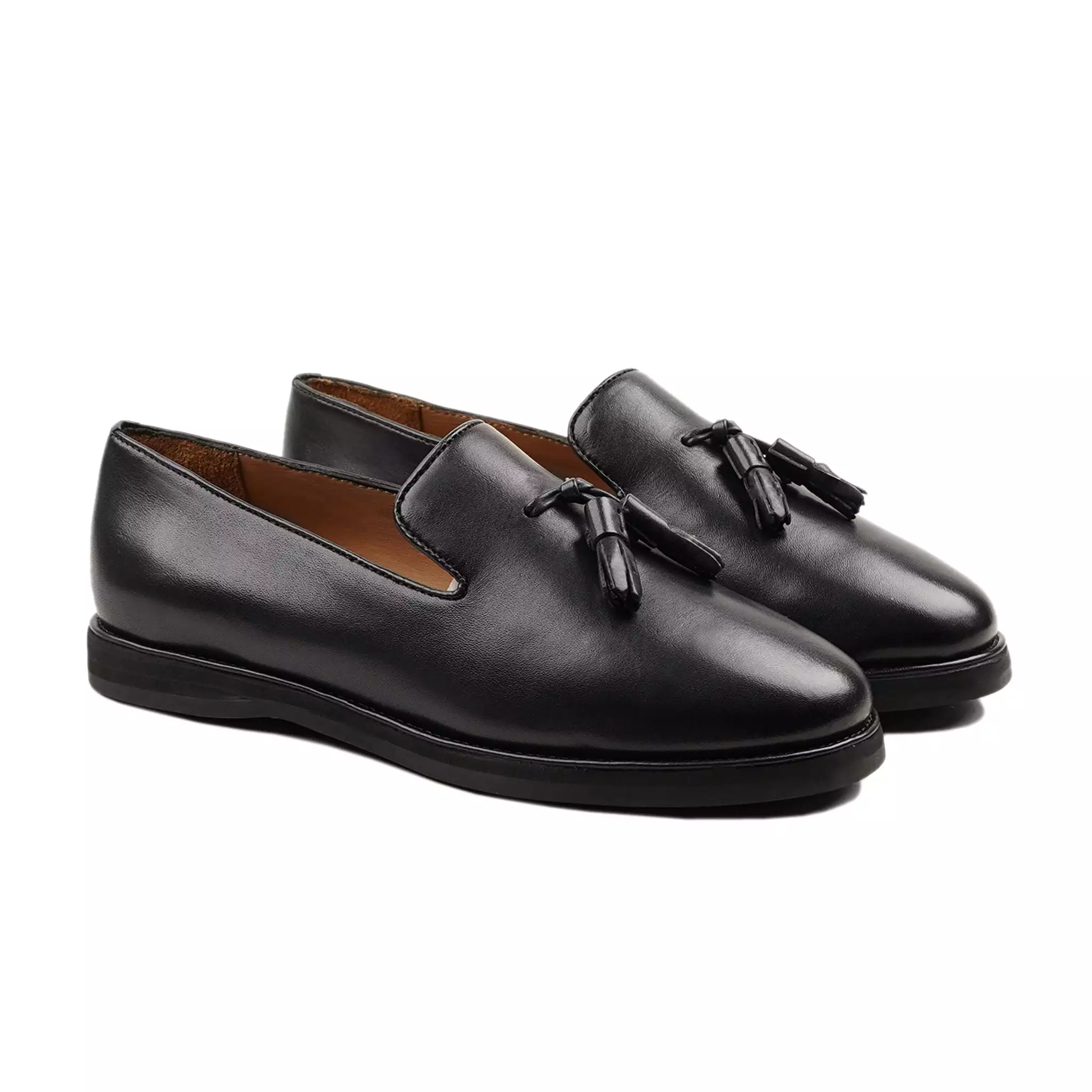 Dravograd - Men's Black Calf Leather Loafer