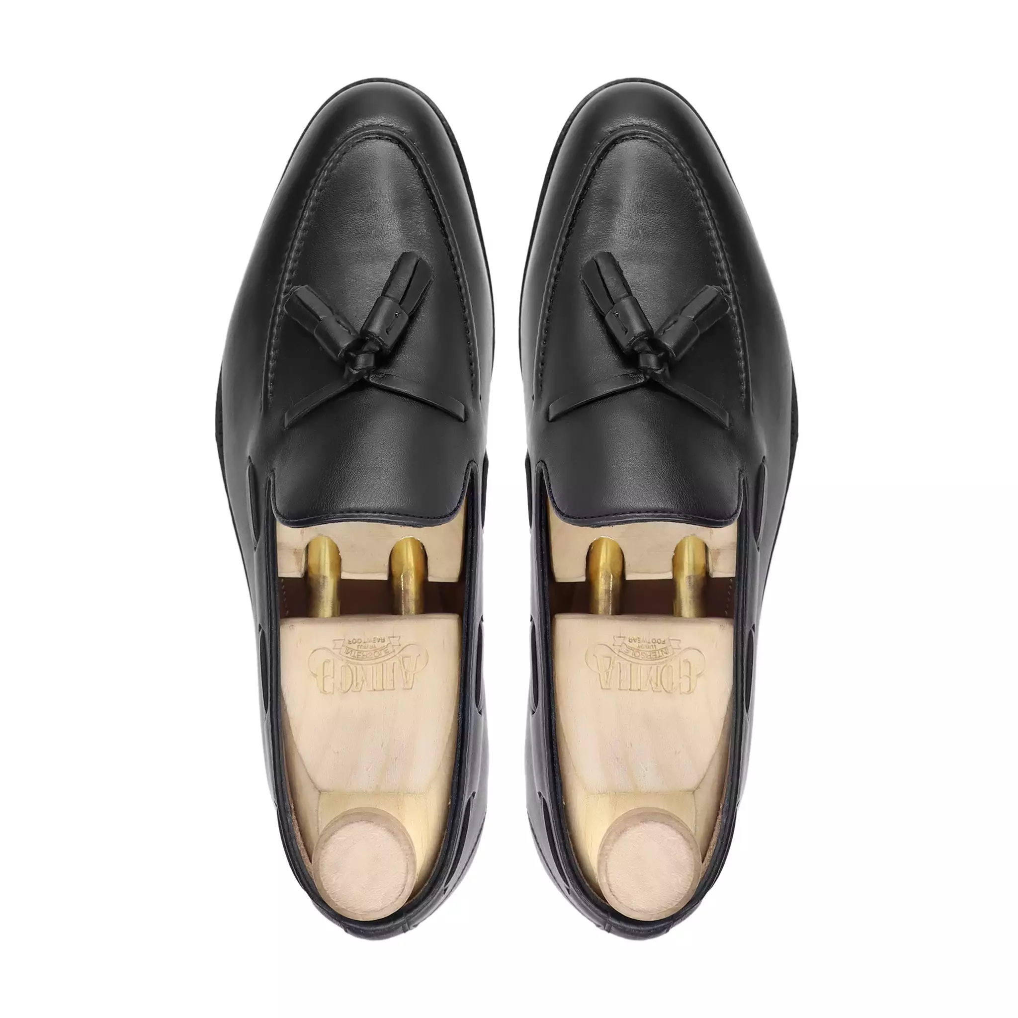 Dubfok - Men's Black Calf Leather Loafer