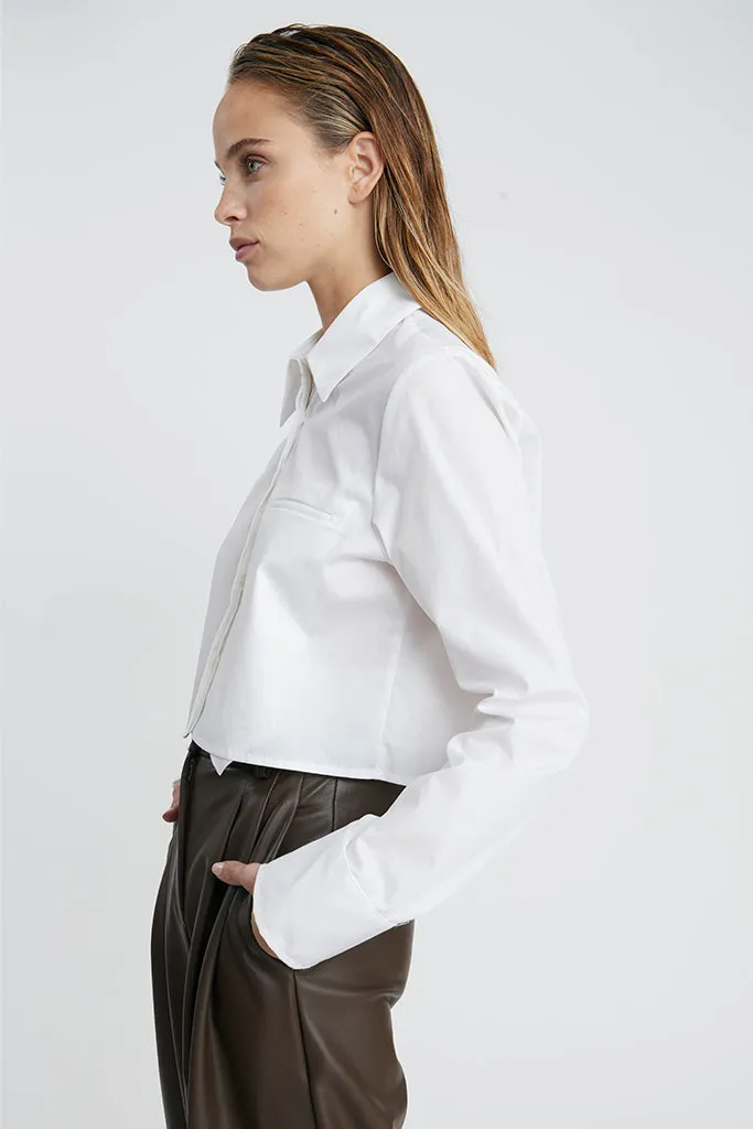 Dèluc - Honeybus Cropped Shirt - White