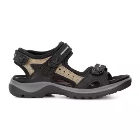 Ecco - Men's Yucatan Black/Mole Sandals 069564-50034