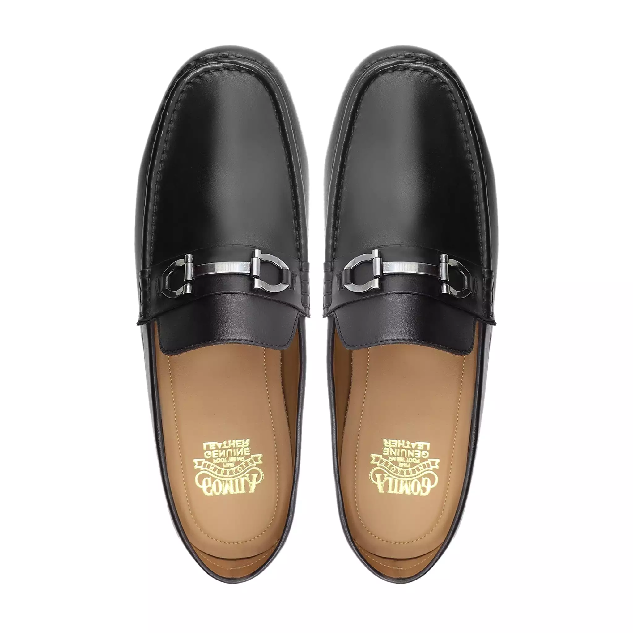 Fluorite - Men's Black Calf Leather Slipper