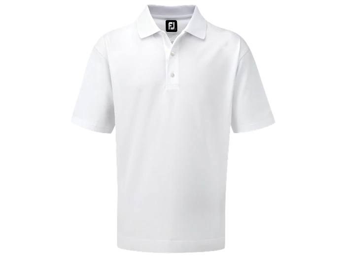 FootJoy Performance Stretch Pique Men's Polo Shirts - White