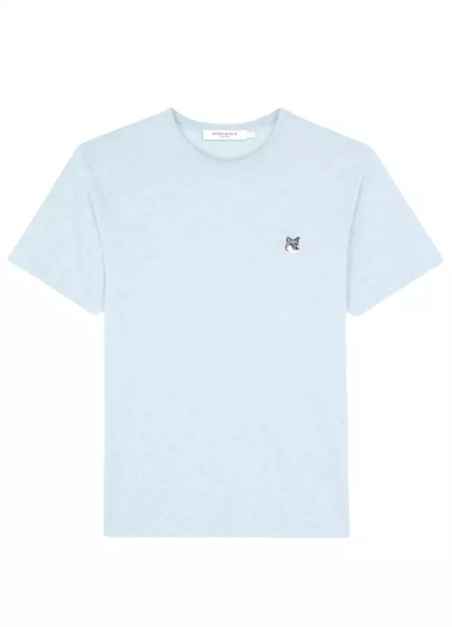 Grey Fox Head Patch Classic Tee-Shirt