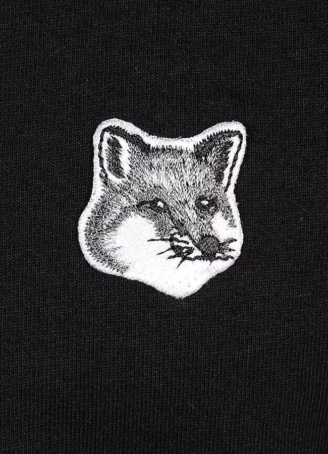 Grey Fox Head Patch Classic Tee-Shirt