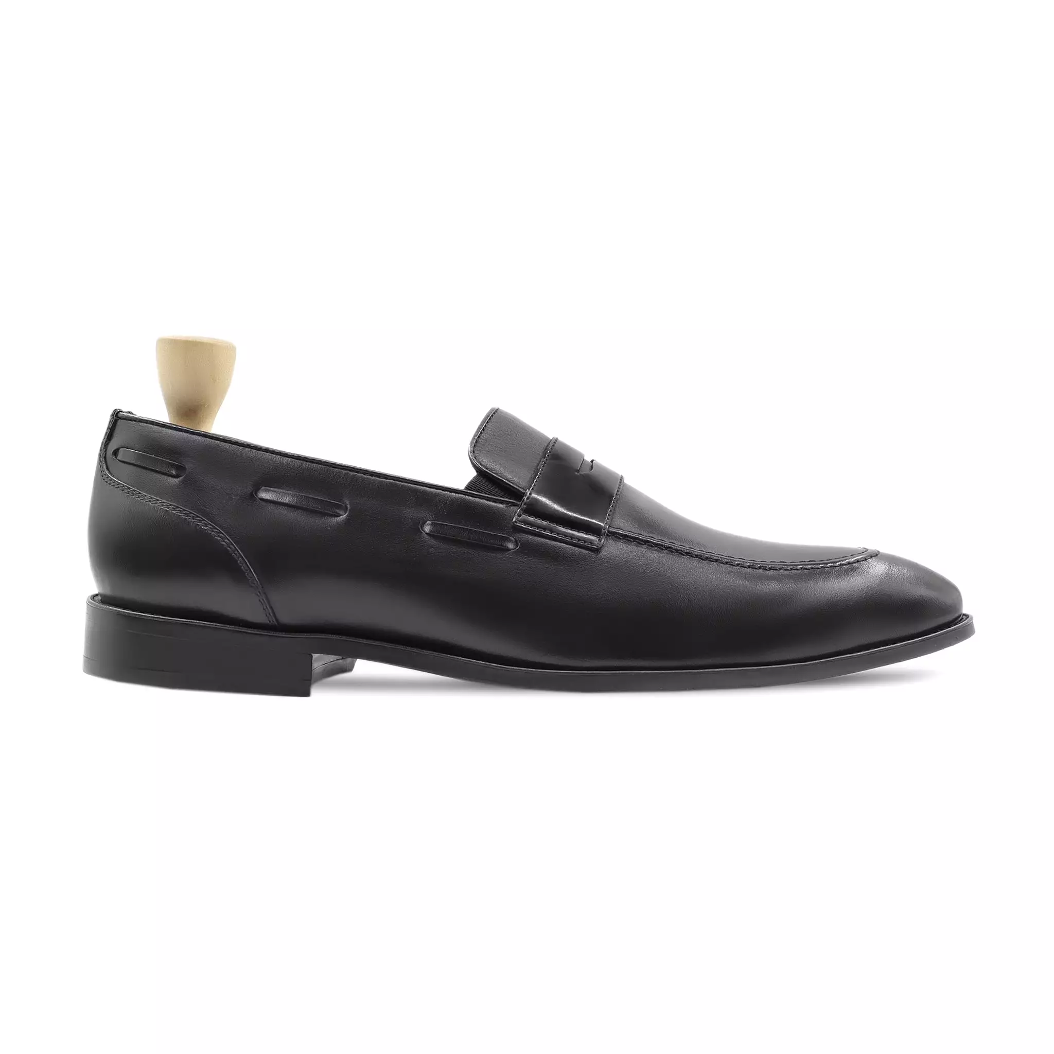 Gullfoss - Men's Black Calf Leather Loafer