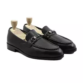 Hasson - Men's Black Calf Leather Loafer