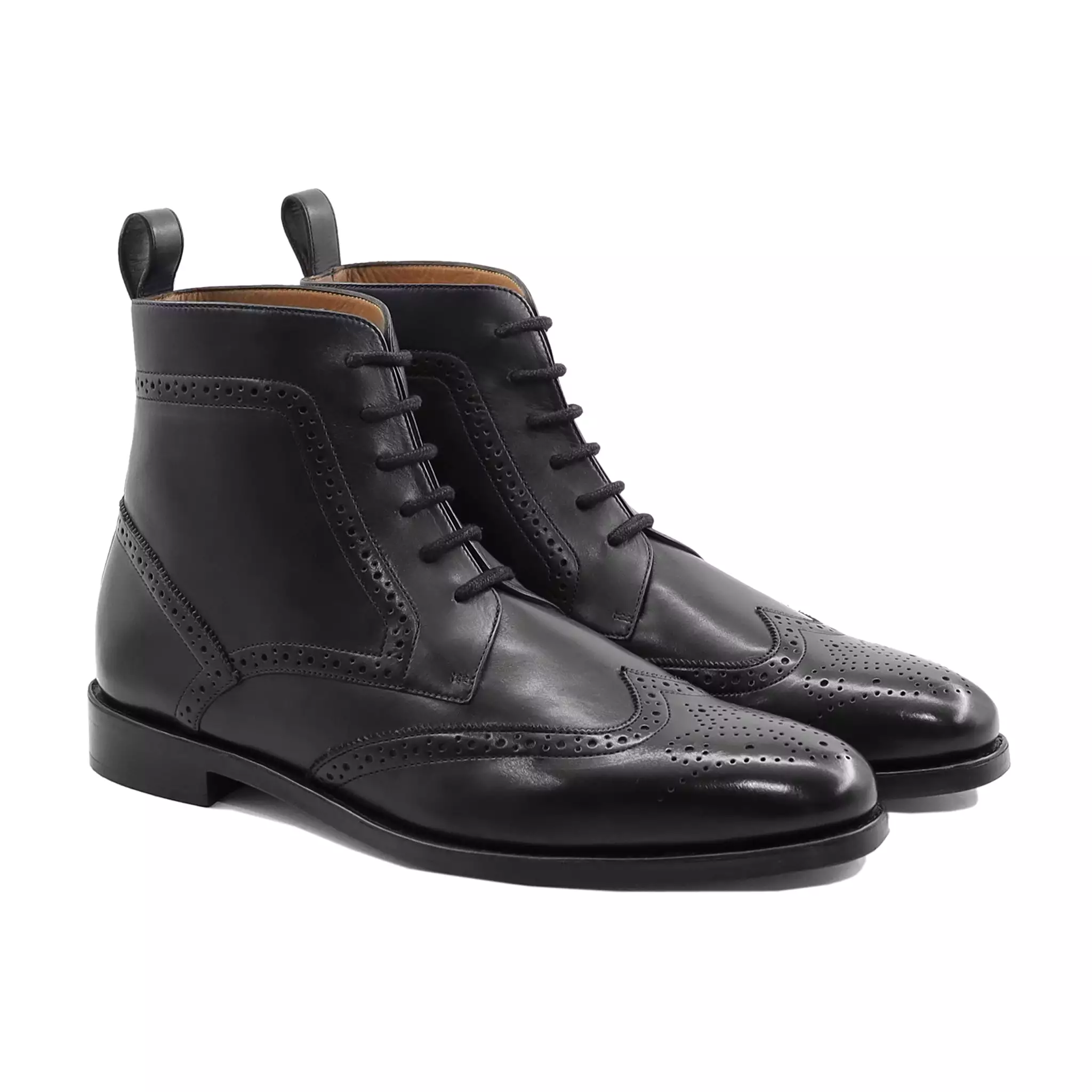 Helsin - Men's Black Calf Leather Boot