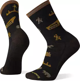 Hike Light Park Explorer Pattern Sock Men's