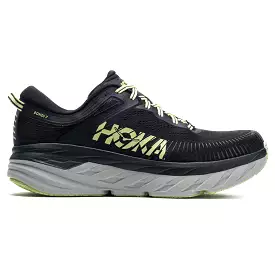 Hoka One One Mens Trainers Bondi 7 Lace-Up Low-Top Running Sneakers Mesh - UK 7.5