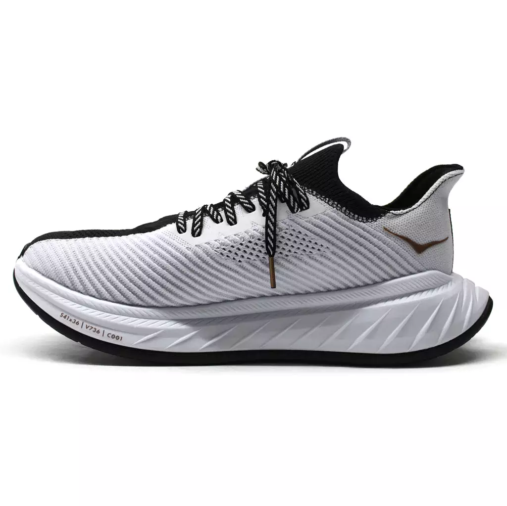 Hoka One One Mens Trainers Carbon X 3 Lace-Up Low-Top Running Textile - UK 9