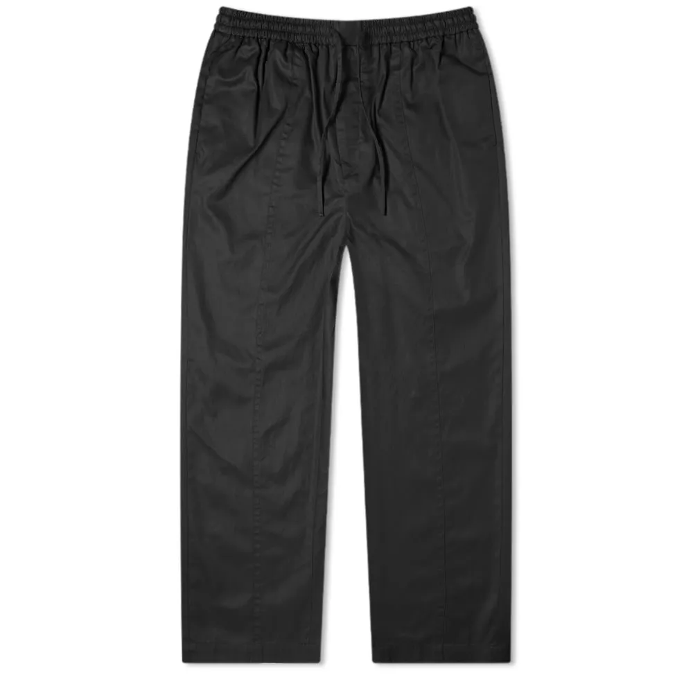 Jil Sander Tech Cropped Gabardine PantBlack