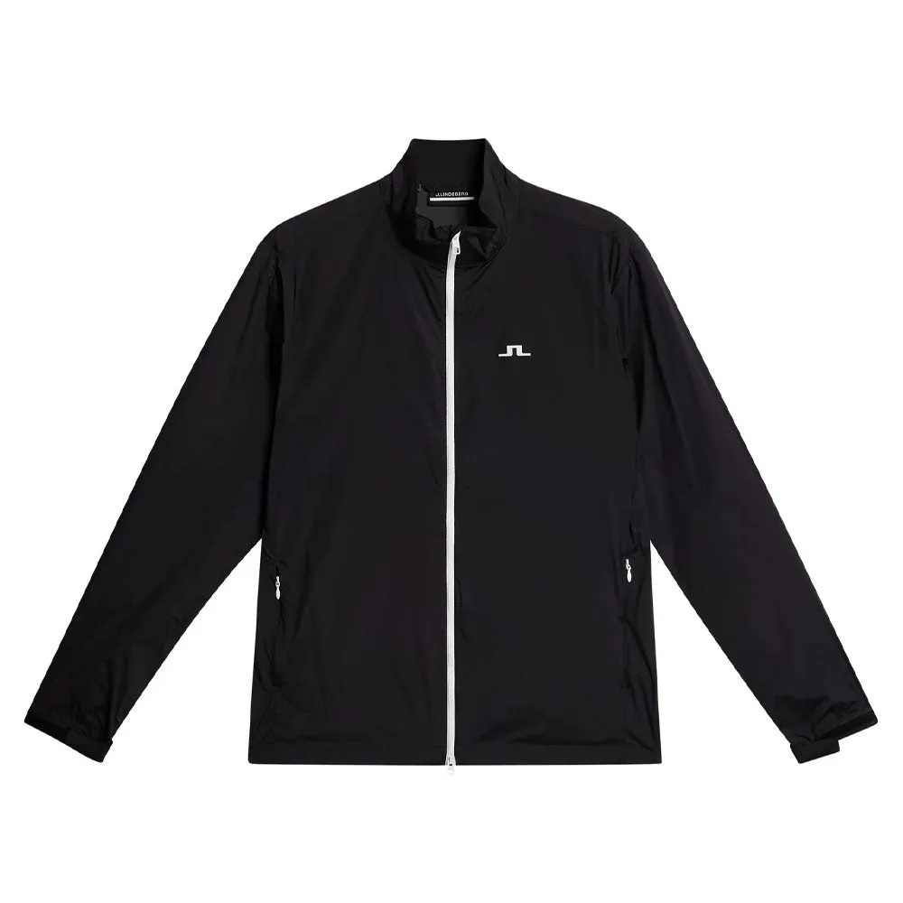 J.Lindeberg Ash Light Packable Golf Jacket Black - SS24