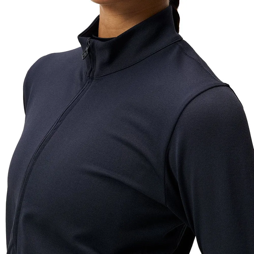 J.Lindeberg Nancy Seamless Mid Layer Golf Jacket JL Navy - SS24 Women