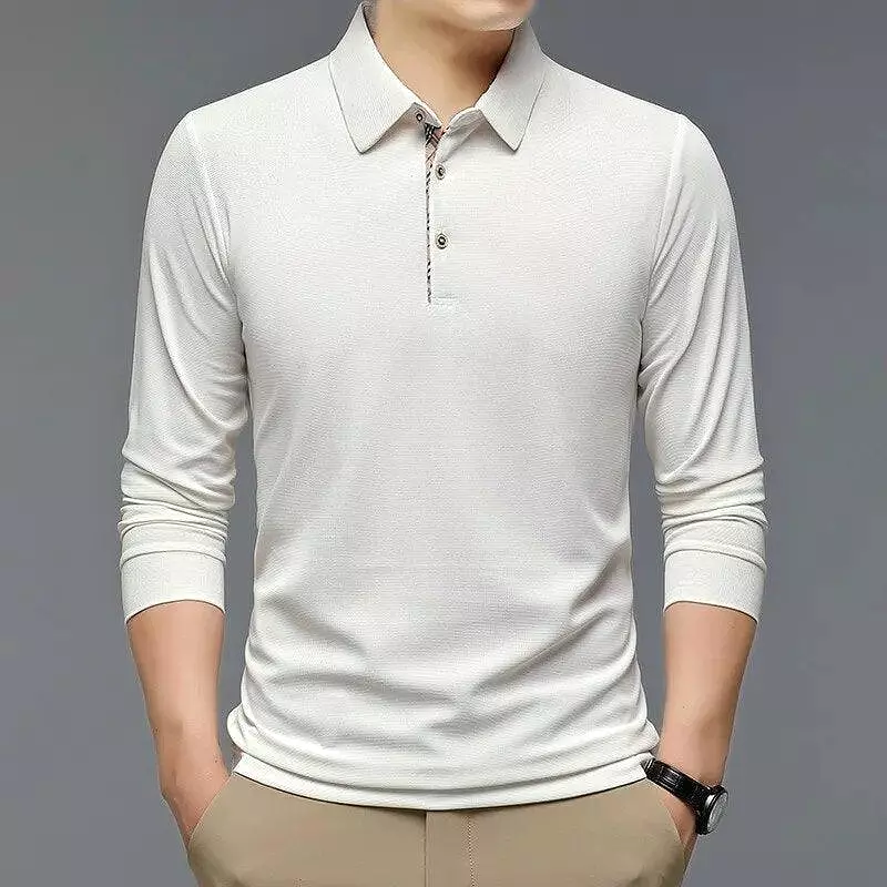 Long Sleeves Polo Shirt for Men