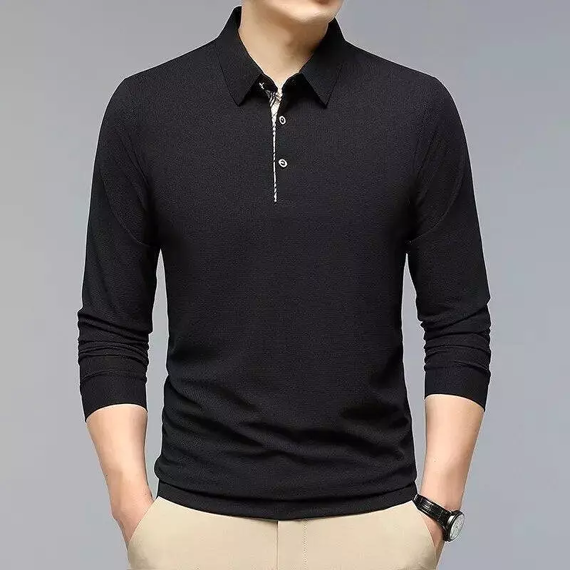 Long Sleeves Polo Shirt for Men